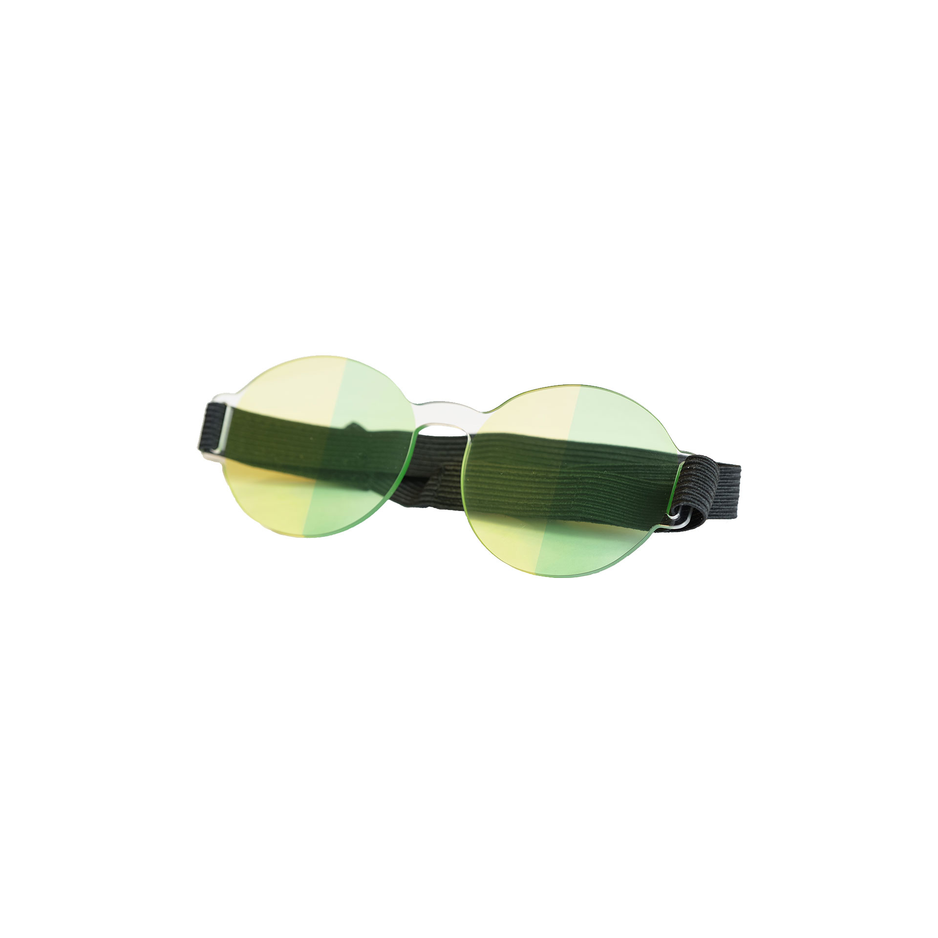 Farve Spectrum Halv Felt Brille  Gul   Grøn